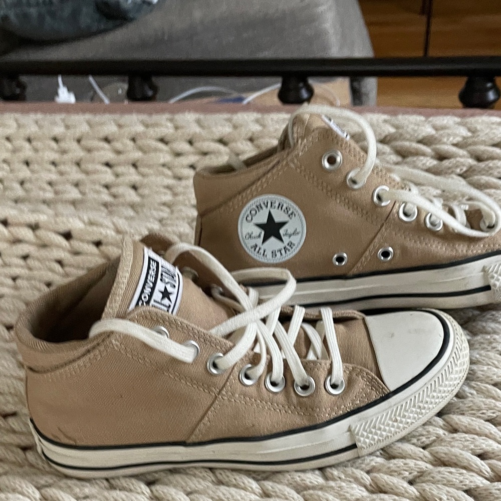 Converse Beige Low-Top Sneakers